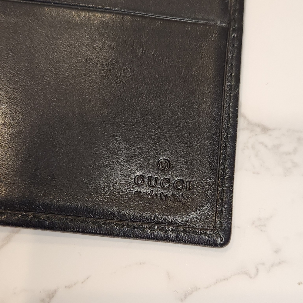 Auth Gucci GG Bifold Wallet - Picture 7 of 8